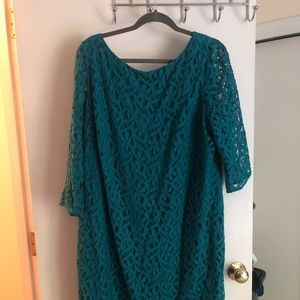 Jones New York Teal Dress